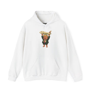 Jan 20 Anniversary Limited Drop | “Plane”｜"The Bigly Baby"  Satire Hoodie | Heavy Blend Unisex