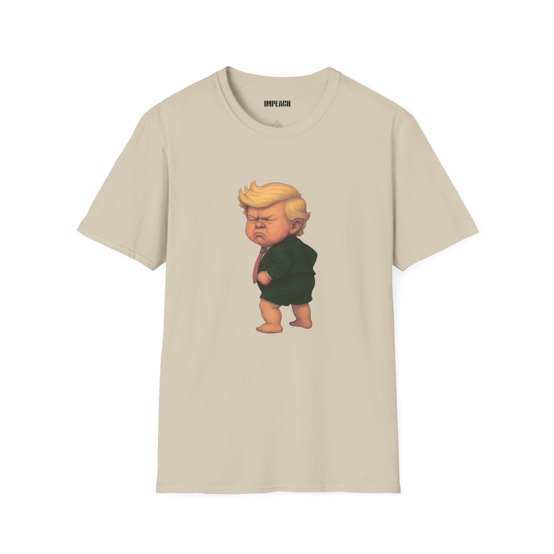 Jan 20 Anniversary Limited Drop | “Pout”｜"The Bigly Baby" Satire Tee | Softstyle Unisex
