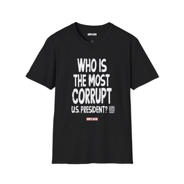 "Most Corrupt?" Interactive Poll Tee | VOX POPULI Collection | Softstyle Unisex
