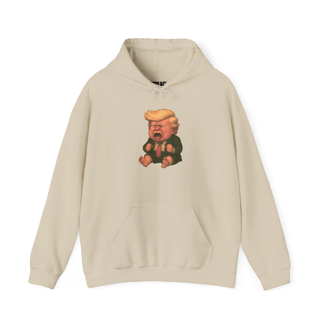 Jan 20 Anniversary Limited Drop | “Cry”｜"The Bigly Baby"  Satire Hoodie | Heavy Blend Unisex